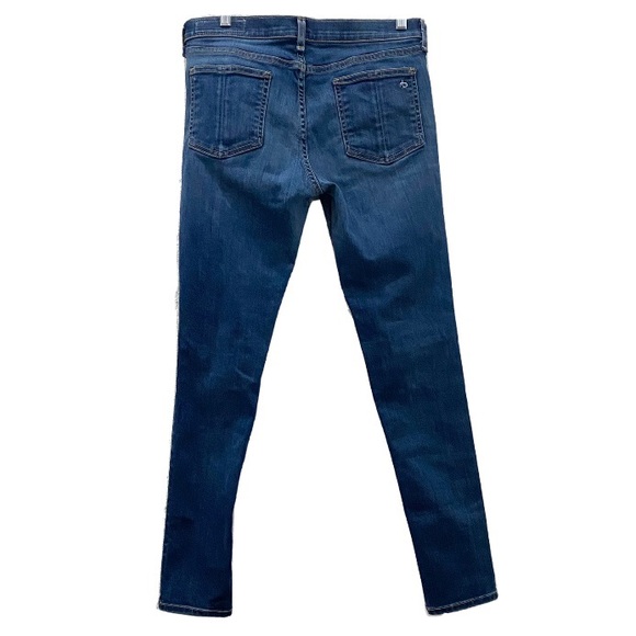 RAG & BONE W1526K089BMO Ankle  Skinny Jeans in Bloo Moon Color Size 30 - Picture 6 of 16
